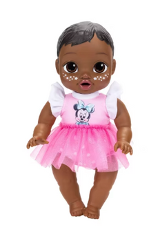 Disney Darlings Snuggly Stars Doll Minnie Mouse Toy New W Box
