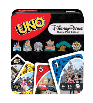 Disney Parks Theme Park Edition UNO Card Game New With Tag