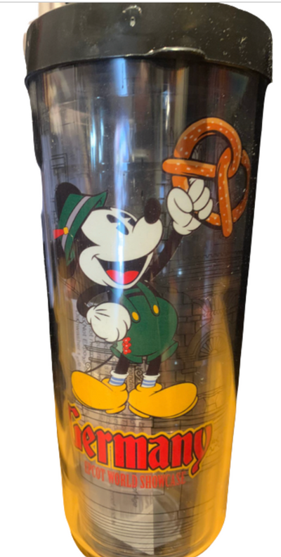 Disney Parks Epcot Germany Mickey Mouse Pretzel Tumbler New With Tag