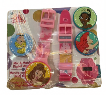 Disney Parks Princesses Pals Slider Charms Digital Watch Kids New with Tag