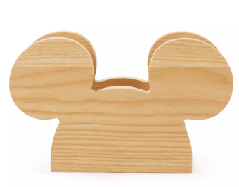 Disney Parks Home Collection Mickey Mouse Icon Wooden Napkin Holder New