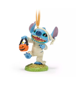 Disney Parks Halloween Stitch in Mummy Costume Christmas Ornament New with Tag