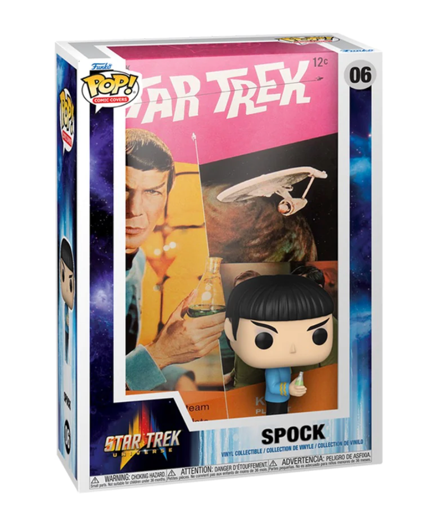 Funko Pop! Comic Covers Star Trek Spock Vinyl Figure New With Box