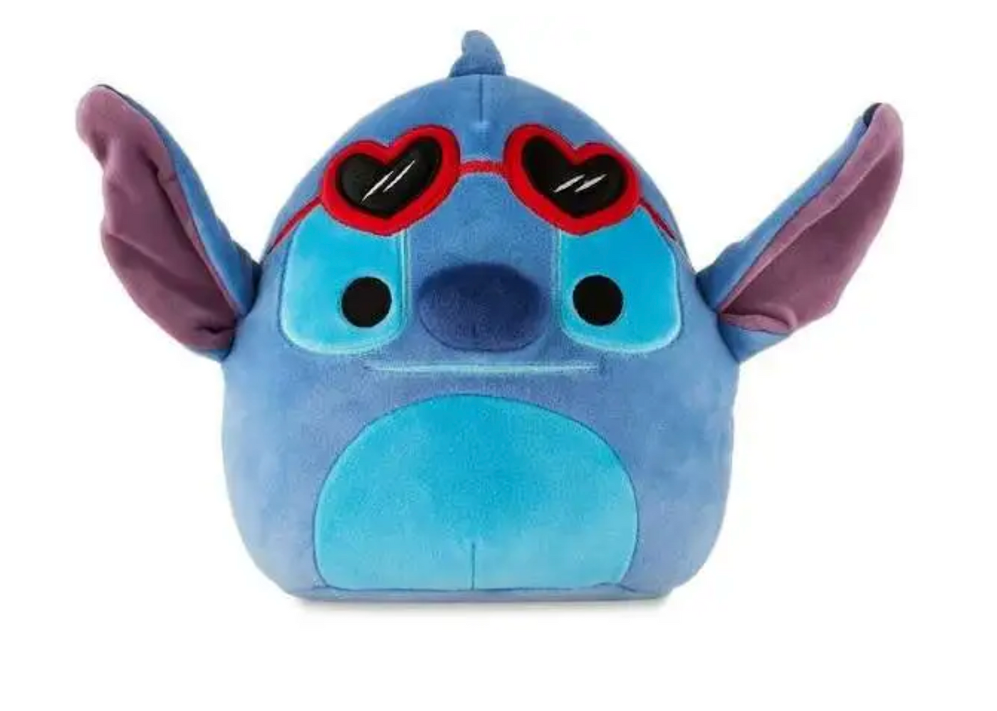 Squishmallows Disney Valentine's Day Heart Sunglasses Stitch 8in Plush New