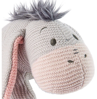 Disney Parks Winnie the Pooh Eeyore 10-Inch Knit Plush Toy New With Tag