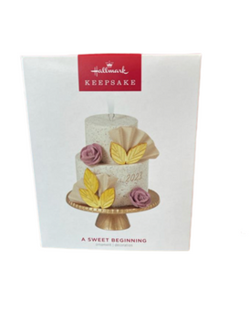 Hallmark 2023 Keepsake A Sweet Beginning Christmas Porcelain Ornament New w Box