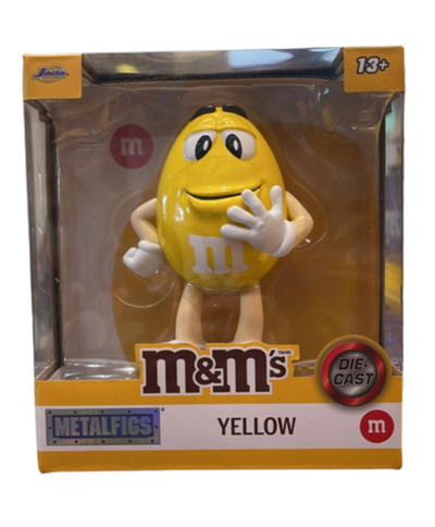 M&M's World Yellow Metalfigs Die Cast by Jada Collectible Figurine New With Box