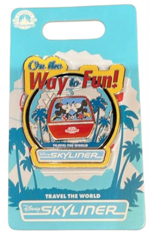Disney Parks Skyliner Mickey And Minnie On The Way To Fun Pin New With Card