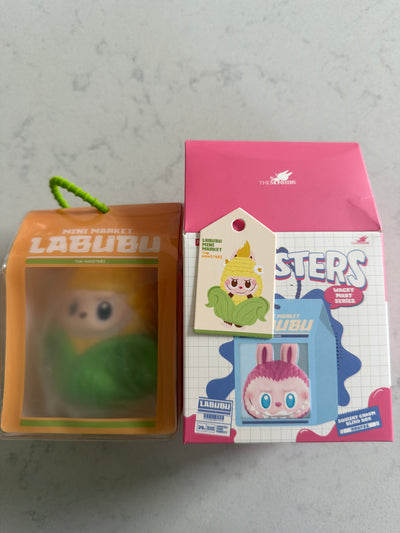 Pop Mart Labubu The Monsters Wacky Mart Corn Pinch Pendant USA Seller New w Box