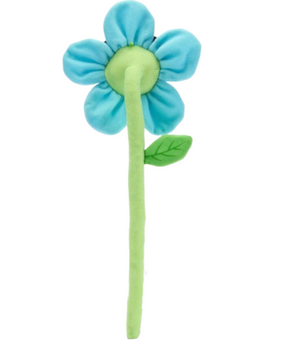 Disney Parks Bendable Blue Flower Mickey Plush New with Tag