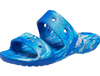 Crocs Unisex-Adult Classic Blue Two-Strap Slide Sandals Size M7/W9 New with Tag