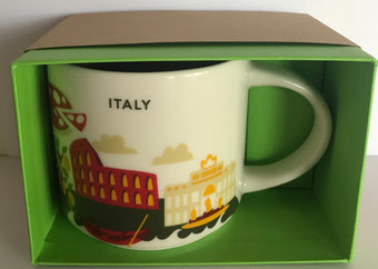 Starbucks You Are Here Collection Italy Ceramic Coffee Mug New With Box