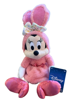 Disney Parks Minnie Mouse Pink Bunny Easter Plush Toy 2026 New With Tag