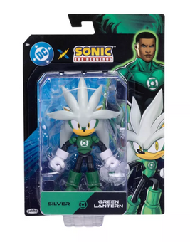DC Sonic the Hedgehog 5" Silver as Green Lantern Action Figure Toy New With Tag