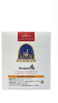 Hallmark Keepsake 2025 Disneyland 70th A Magical Celebration Musical Ornament N