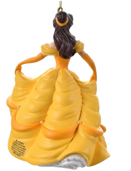 Disney Parks Princess Belle Beauty and The Beast Christmas Ornament New With Tag