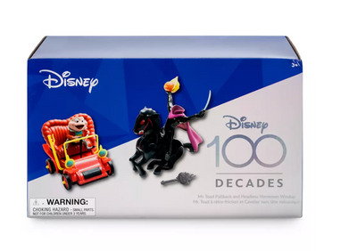 Disney Parks Mr. Toad and Headless Horseman Toy Set Disney100 New With Box