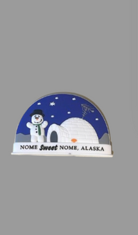 Disney Parks Pixar Knick Knack Nome Sweet Nome Alaska Magnet New