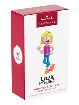 Hallmark Disney Lizzie McGuire Animated Alter Ego Christmas Vacation New W Box
