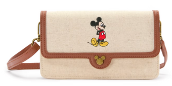 Disney Parks Mickey Mouse Canvas Satchel Bag New with Tag