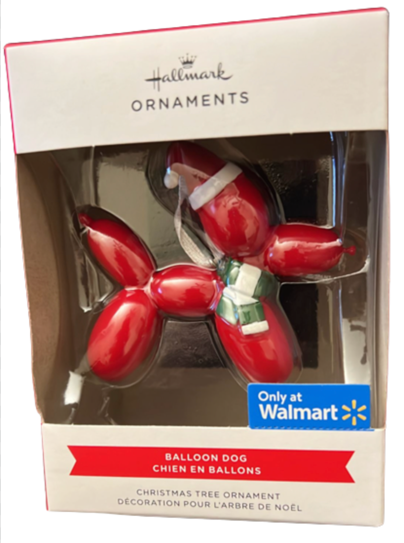 Hallmark Balloon Dog Christmas Ornament Exclusive New With Box