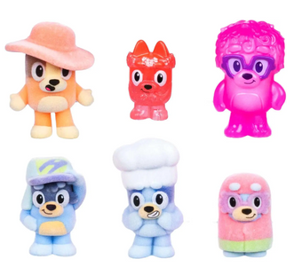 Disney Parks Bluey Fuzzies 2-Inch Friends & Family Pack Toy New With Tag