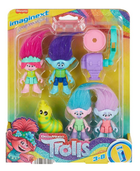 Imaginext DreamWorks Trolls Figure Multipack Playset - 7pc Toy New With Box