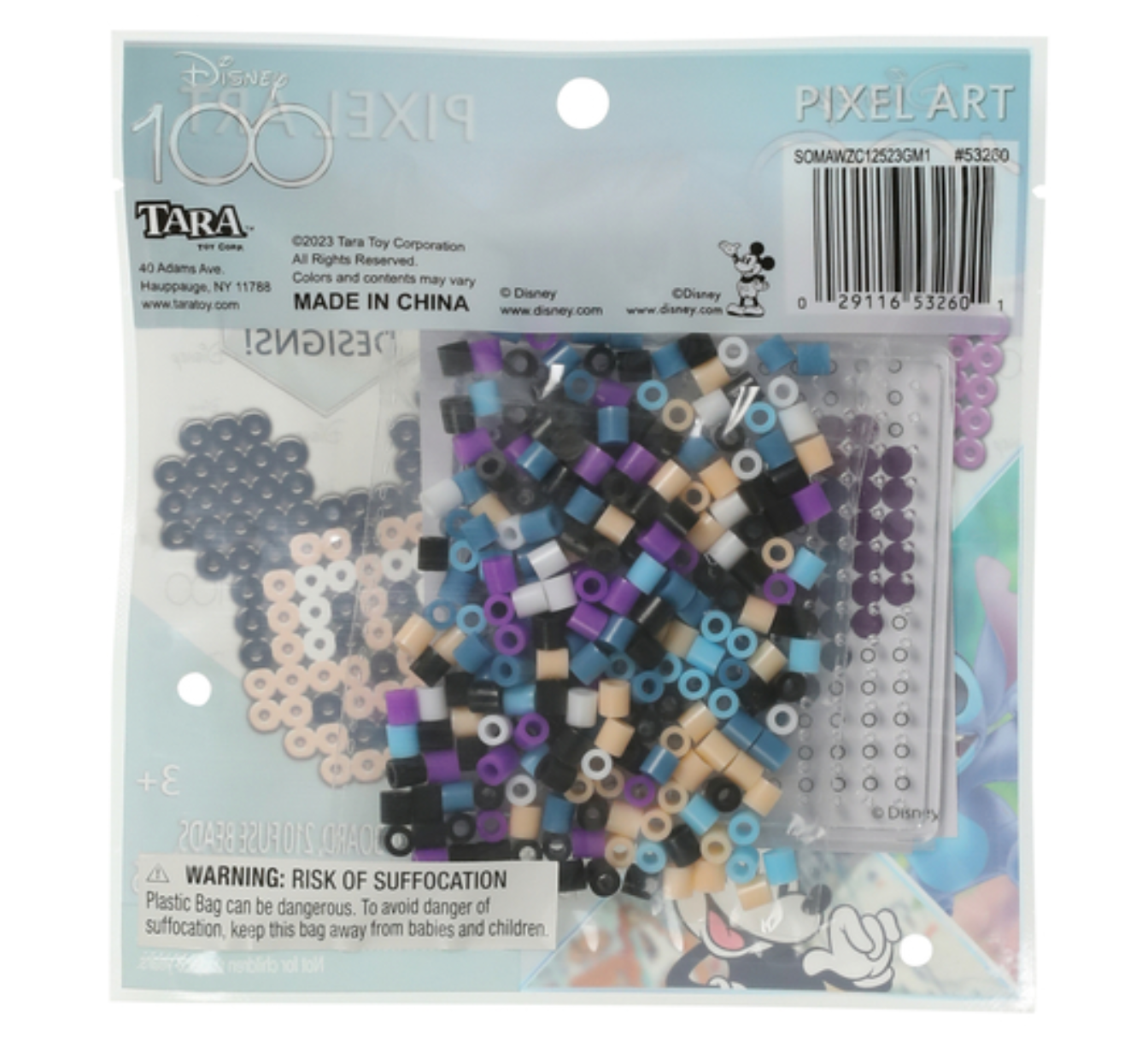 Disney 100 Mickey and Stitch Pixel Art Kit Fused Bead Kit New Sealed – I  Love Characters