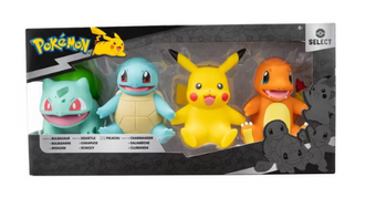 Pokémon Pikachu Charmander Bulbasaur Squirtle 4'' Action Figure Toy New With Tag
