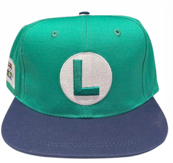 Universal Studios SUPER NINTENDO WORLD Luigi Icon Baseball Cap Hat New With Tag