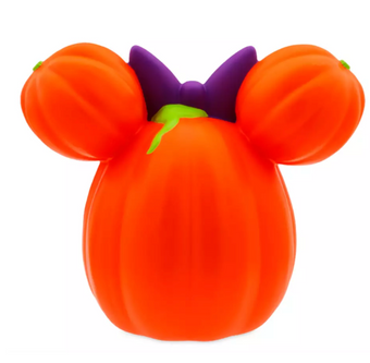 Disney Parks Minnie Mouse Light-Up Jack-o'-Lantern New With Tag