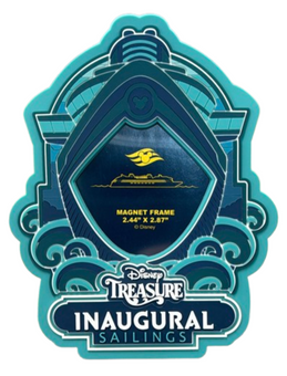Disney Cruise Line Treasure Inaugural Sailing Magnet Frame New With Tag