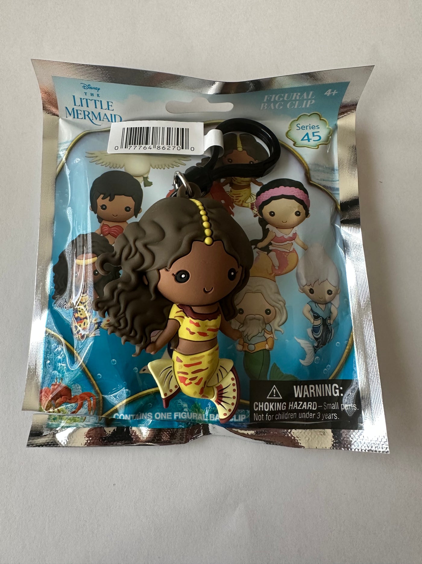Disney The Little Mermaid Live Action Indira Figural Bag Clip New with Tag