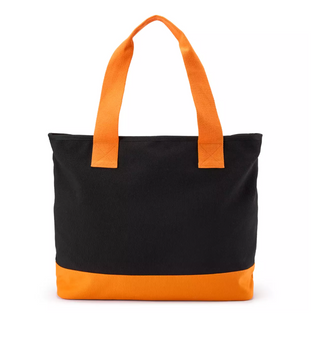 Disney Parks Mickey and Minnie Castle Happy Halloween Canvas Tote New with Tag