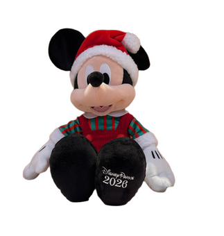 Disney Parks 2026 Christmas Mickey Mouse Holiday Plush New With Tag