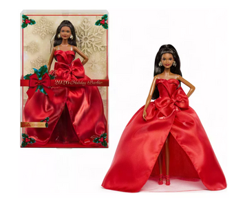 Barbie Signature 2026 Holiday Fashion Doll Seasonal Collector Black Hair New