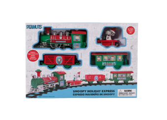 Snoopy Holiday Express 12‑Piece Train Set with Light New With Tag