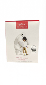 Hallmark 2024 Keepsake Disney Big Hero 6 10th Hiro and Baymax Ornament New w Box