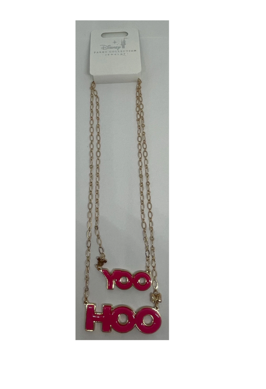Disney Parks Collection Jewelry Minnie's Yoo Hoo Mickey's Song Necklace New