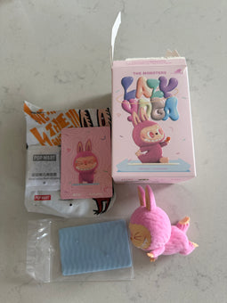 Pop Mart Labubu The Monsters Lazy Yoga Sweating Figure USA SELLER New w Box