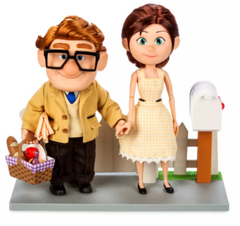 Disney Parks Ellie and Carl Doll Set – Up 15th Anniversary – Limited Edition New