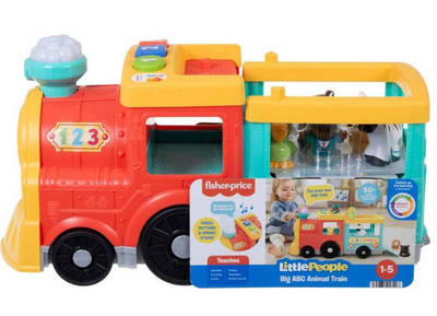 Fisher-Price Little People Big ABC Animal Train Toy New With Box