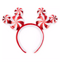 Disney Parks Mickey Peppermint Swirl Ear Christmas Headband for Adults New Tag