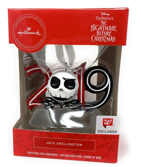 Hallmark Disney 2019 Dated Jack Skellington Christmas Ornament New With Box