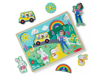 Melissa & Doug Ms. Rachel Song 6pc Puzzle Toy New