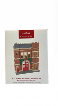 Hallmark 2025 Keepsake Nostalgic Houses Korners Firehouse Christmas Ornament New