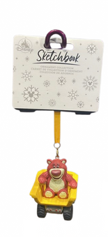 Disney Parks Toy Story Lotso Sketchbook Christmas Ornament New with Tag