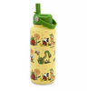 Disney Parks Mickey's Garden Stainless Steel Water Bottle Built-In Straw New