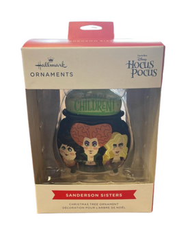 Hallmark Hocus Pocus Cauldron Sanderson Sisters Christmas Ornament New With Box