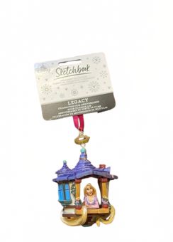 Disney 2025 Sketchbook Legacy 15th Tangled Rapunzel Ornament Christmas New w Tag